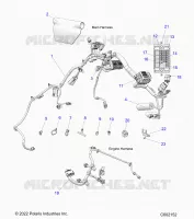 ELETTRICO, WIRE HARNESS,CHASSIS/FUSE BLOCK, ENGINE