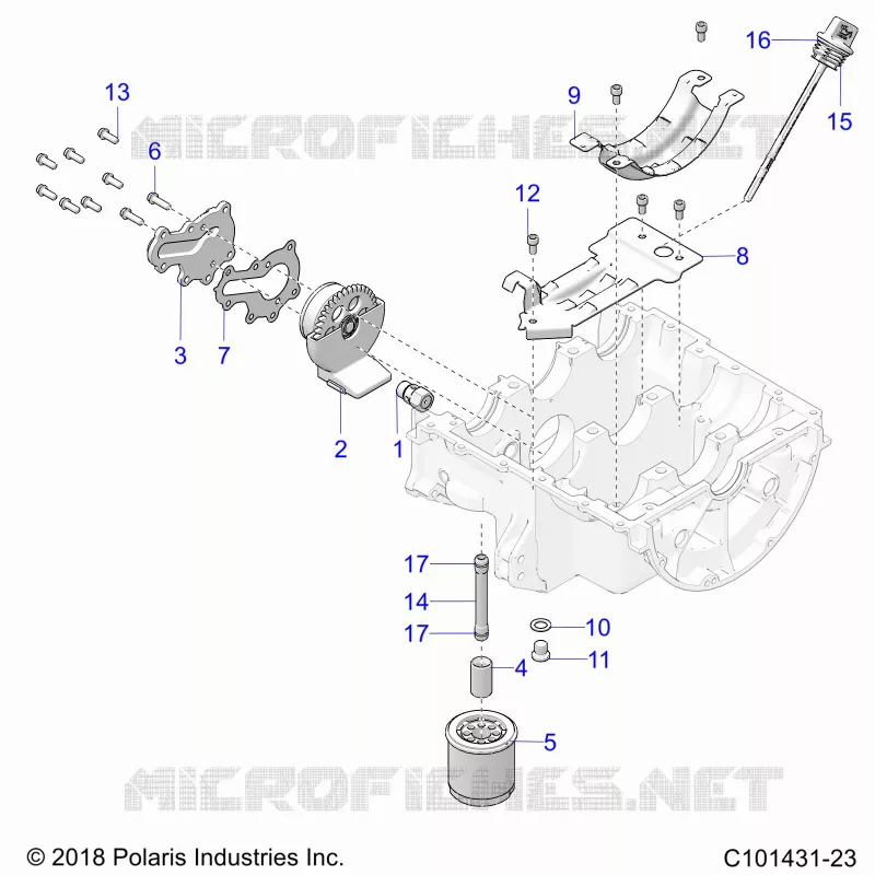 MOTORE, OIL SYSTEM