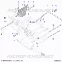 TRASMISSIONE, MAIN GEARCASE MOUNTING