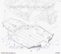 CHASSIS, SCIARED PLATES