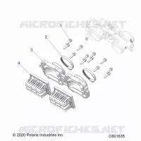 ENGINE, REED VALVE AND CORPO FARFALLATO ADAPTOR