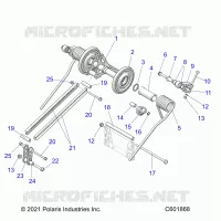 SUSPENSION, POSTERIORE COPPIA ARM