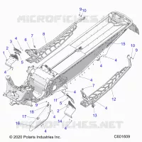 CHASSIS, PROTEZIONE FRIZIONE, FOOTRESTS, AND RUNNINGBOARDS