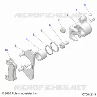 BRAKES, PINZA POSTERIORE