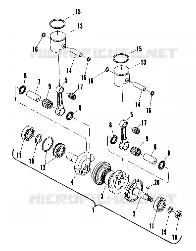 PISTON AND ALBERO MOTORE (400) (4910941094035A)