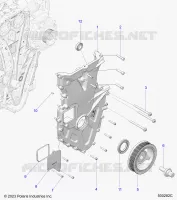 MOTORE, FRONT COVER ASSEMBLY