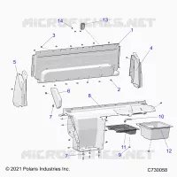 CARROZZERIA POSTERIORE CLOSEOFF, AND FENDERS