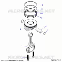 ENGINE, PISTONE &amp; ROD