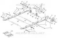 SOSPENSIONE 700 XC 0981766 and EUROPEAN 700 XC E981766 (4944154415B012)