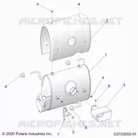 ENGINE, IMPIANTO DI SCARICO, SILENCER AND RELATED