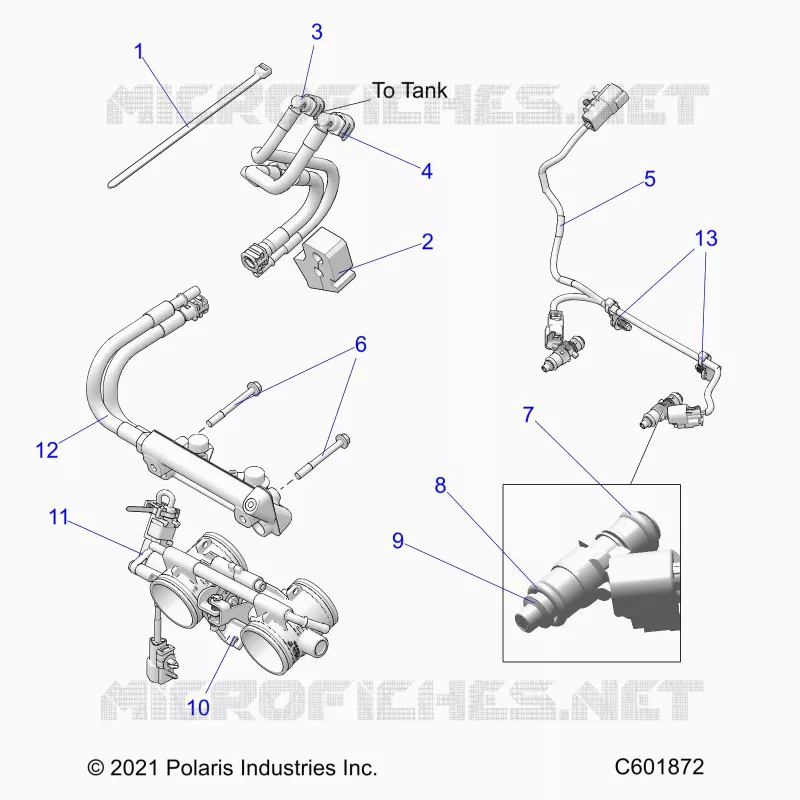 SISTEMA DI ALIMENTAZIONE CARBURANTE, RAIL, LINES AND THROTTLE BODY