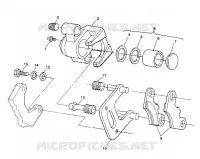 FRENO ANTERIORE MONTAGGIO Sportsman 4X4 / W938039 (4926382638016A)