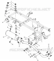 IMPIANTO DI SCARICO  SPORTSMAN 500 W97CH50A (4939993999A014)