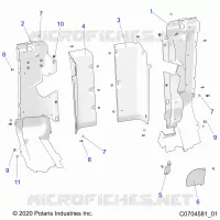 CARROZZERIA POSTERIORE CLOSEOFF, SIDE PANELS