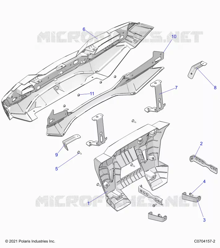 CARROZZERIA POSTERIORE BUMPER
