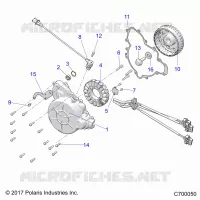 ENGINE, STATOR AND FLYRUOTA
