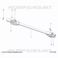 DRIVE TRAIN, FRONT PROP ALBERO