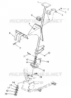 INSIEME DELLO STERZO POST SWEDISH 4x4 400L S948140 (4926912691B009)