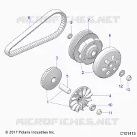 TRASMISSIONE, PRIMARY CLUTCH