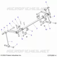 SUSPENSION, FRONT BARRA DI STABILIZZAZIONE