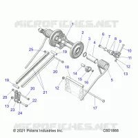 SUSPENSION, POSTERIORE COPPIA ARM