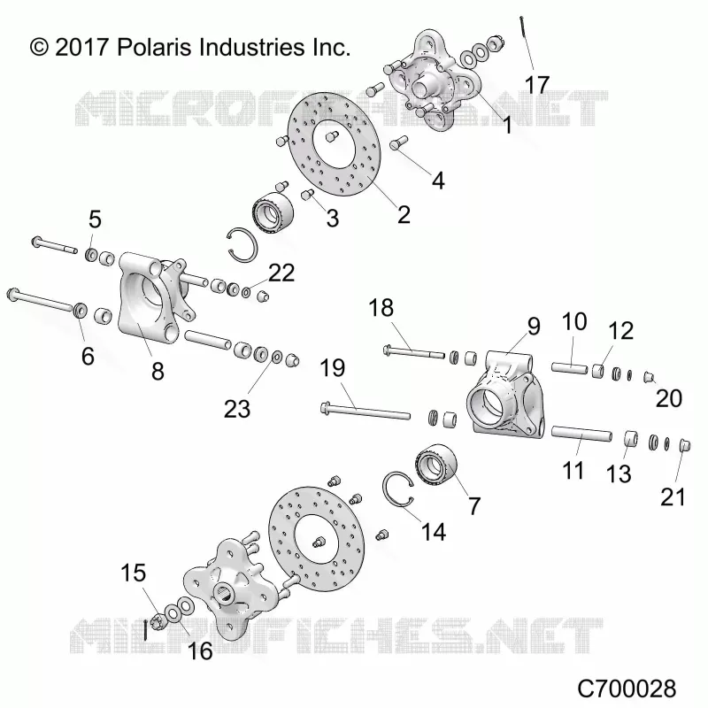 SUSPENSION, PORTAPACCHI POSTERIORE