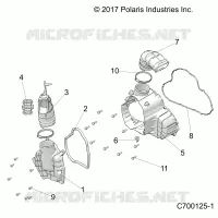 ENGINE, ALTERNATORE  COVER HVAC