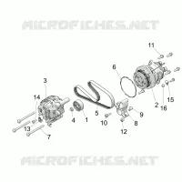 ENGINE, ALTERNATORE AND COMPRESSOR