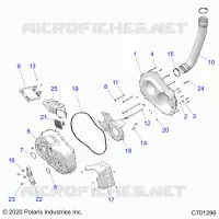 TRASMISSIONE, CLUTCH COVER AND DUCTING