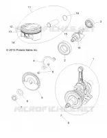 MOTORE, ALBERO MOTORE, PISTONE AND BALANCE SHAFT
