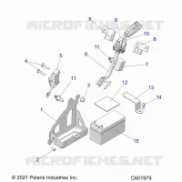 ELETTRICO, BATTERY, MANUAL START POWER UP COMPONENTS