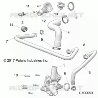 MOTORE, WATERPUMP AND BYPASS
