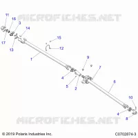 DRIVE TRAIN, FRONT PROP ALBERO