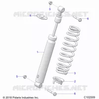SUSPENSION, SHOCK ANTERIORE