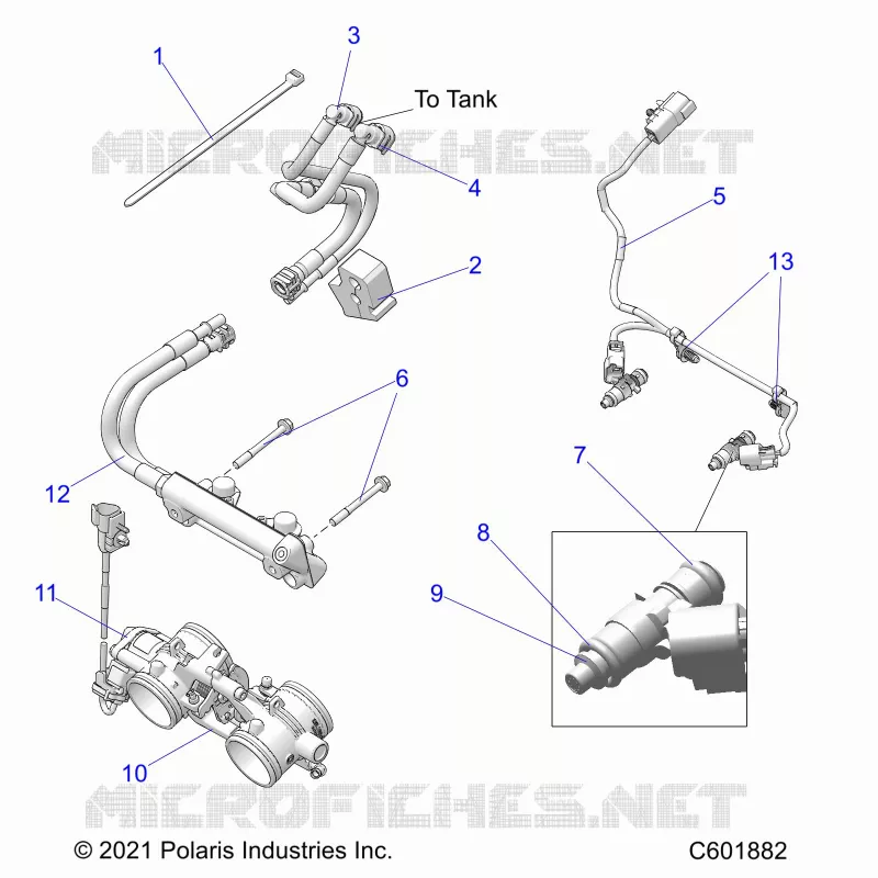 SISTEMA DI ALIMENTAZIONE CARBURANTE, RAIL, LINES AND THROTTLE BODY