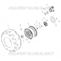 RUOTAS, REAR TIRE AND BRAKE DISC