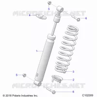 SUSPENSION, SHOCK ANTERIORE