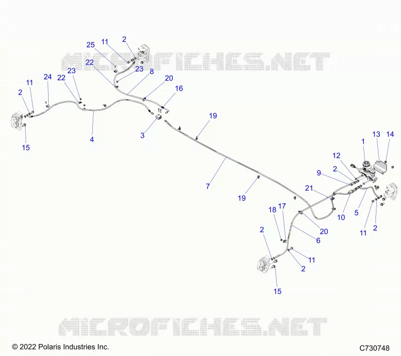 BRAKES, LINES AND CILINDRO PRINCIPALE