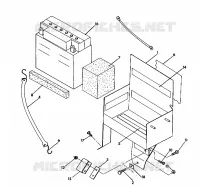 BATTERIA BOX ASSEMBLY 500 SP (4920222022027A)