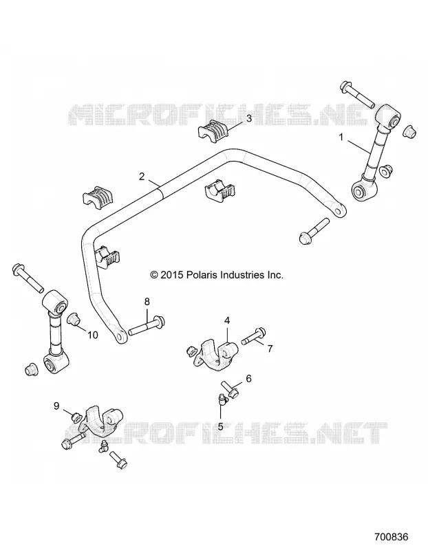 SOSPENSIONI ANTERIORI STABILIZER BAR- R19RGE99A2/EAR/EBR/UAF/UBF/UAM/UBM/UA9/UB9/UAL/UBL/KAK/KBK (700836)