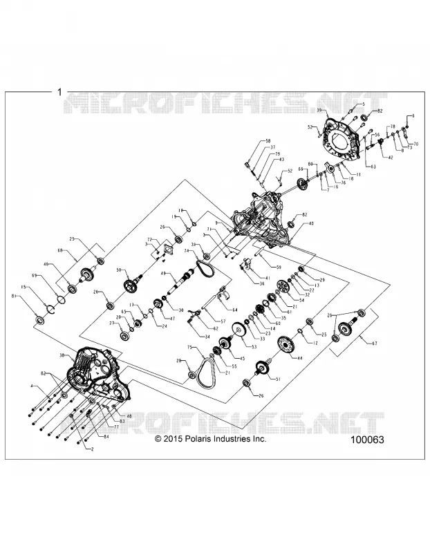 DRIVE TRAIN, PRINCIPALE SCATOLA INGRANAGGI