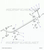 SUSPENSION, BARRA DI STABILIZZAZIONE, REAR