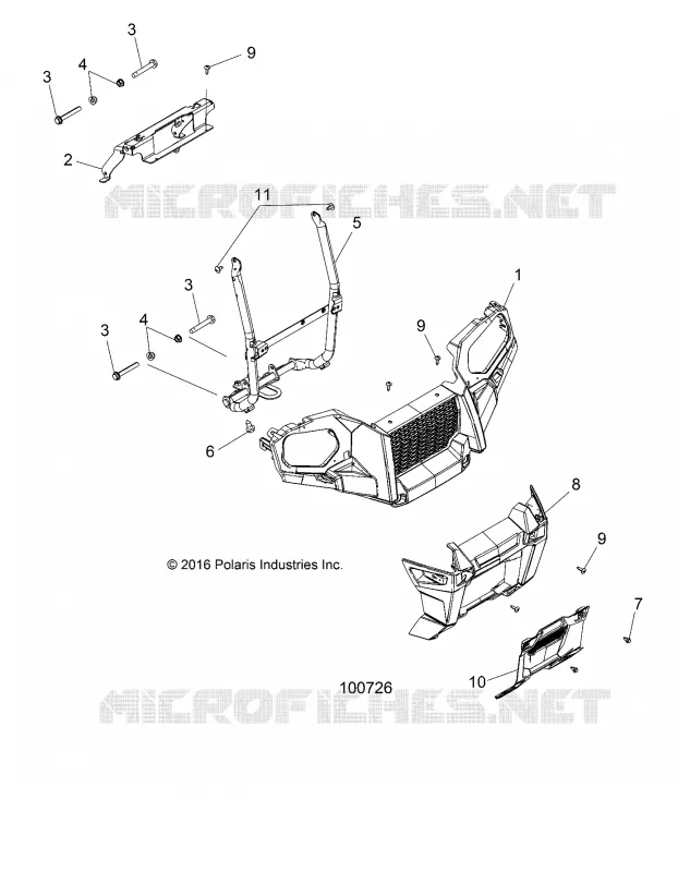 PARAURTI ANTERIORE AND MOUNTING