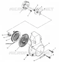 AUTOAVVOLGENTE ASSEMBLY 500 EFI 0963774 and EUROPEAN 500 EFI E963774 (4936183618D001)