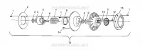 FRIZIONE DRIVEN ASSEMBLY XLT 0940767, XLT SP 0940667   XLT SKS 0940567 (4925022502C002)