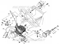 MONTAGGIO DEL MOTORE XPLORER 300 W97CC28C (4939813981A011)