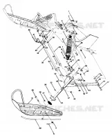SOSPENSIONI ANTERIORI AND SCIARE Sport, Trail, 400 and 600 (4912701270007A)