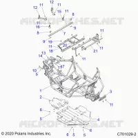 CHASSIS, MAIN FRAME AND SCIARED PLATE