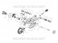 SWING ARM/REAR SCATOLA INGRANAGGI MONTAGGIO