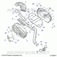 TRASMISSIONE, CLUTCH COVER AND DUCTING